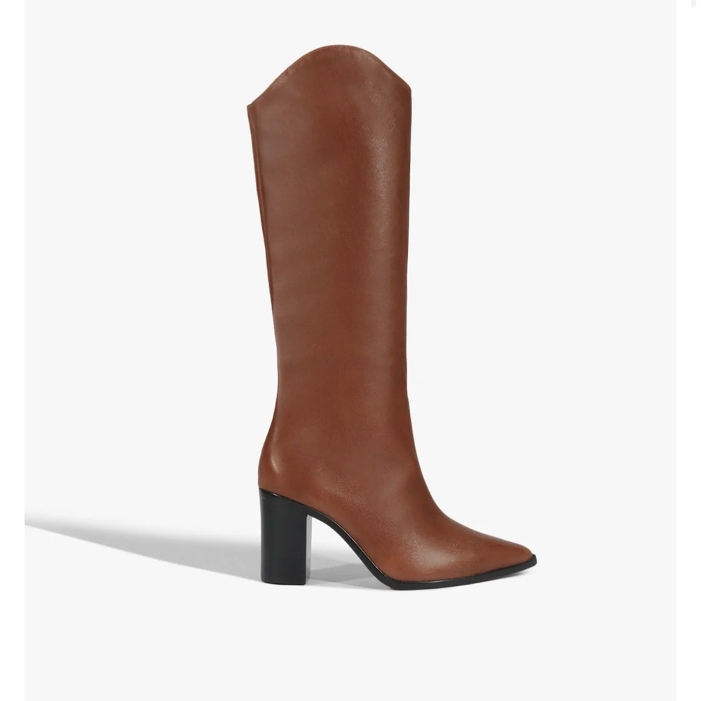 SCHUTZ Maryana Block Heel Knee-High Boots